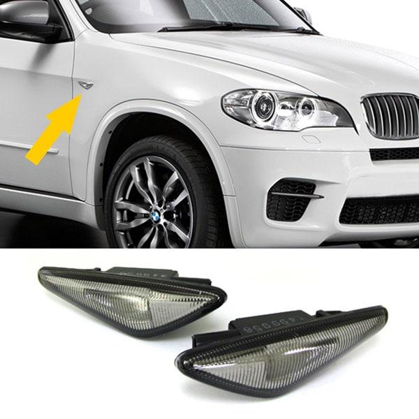 LED skärmblinkers svarttonade