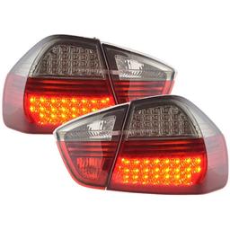 LED Baklampor röd svarta BMW E90