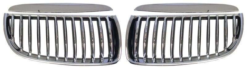 BMW E90 05- Etumaski kromattu