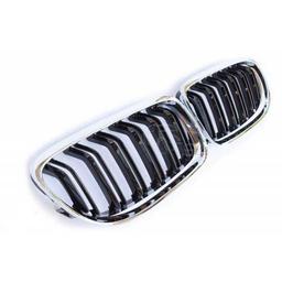 BMW E90 nyrer sort/krom