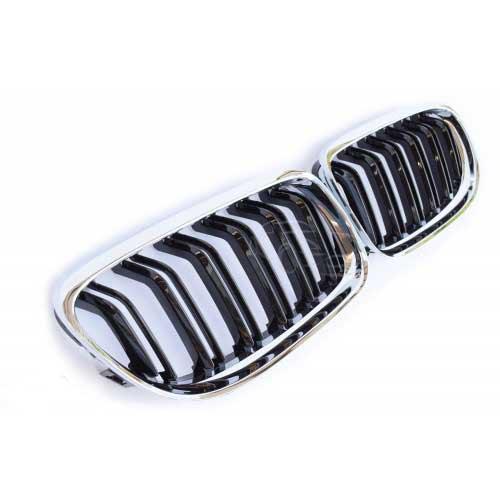 BMW E90 nyrer sort/krom