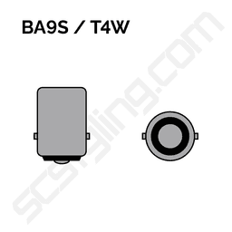 Orange LED Position Lights BA9S