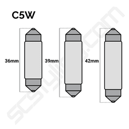 Pærer C5W LED Canbus - SC