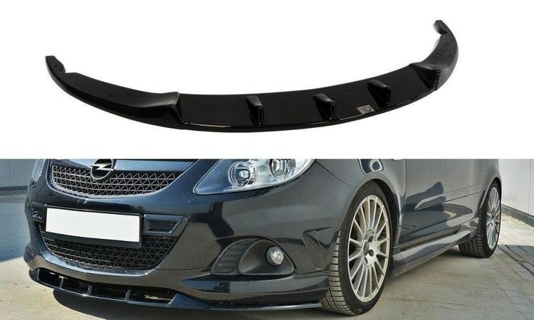 blank sort Cupspoiler foran Opel Corsa D OPC/VXR