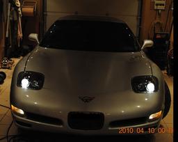 Corvette C5 Ajovalot musta