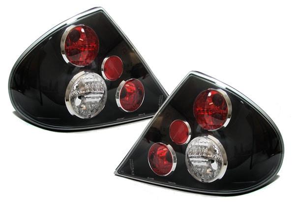 AutoArt Lexus-Style Black Tail Lights For Ford Mondeo 00-07 – Rear Lamp Set, E-Approved