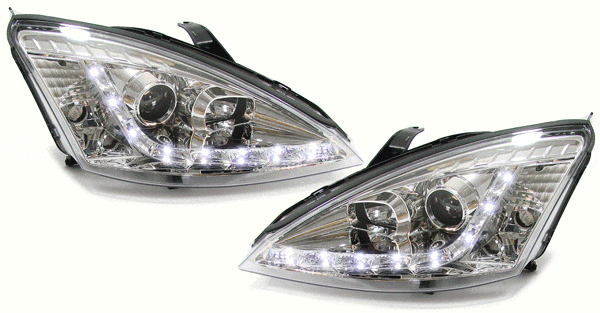 Ford Focus Devil Eyes Krom