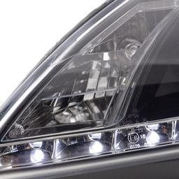 LED Frontlykter svarte Ford Focus