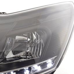 LED Frontlykter svarte Ford Focus