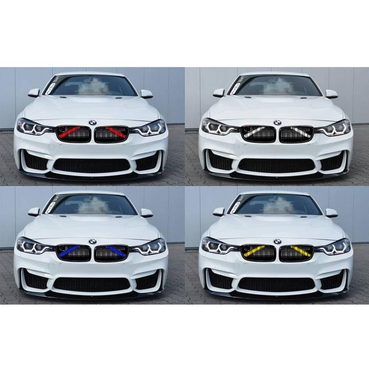 Färgade kåpor till v-brace kylarstag BMW 1-serie 2010-