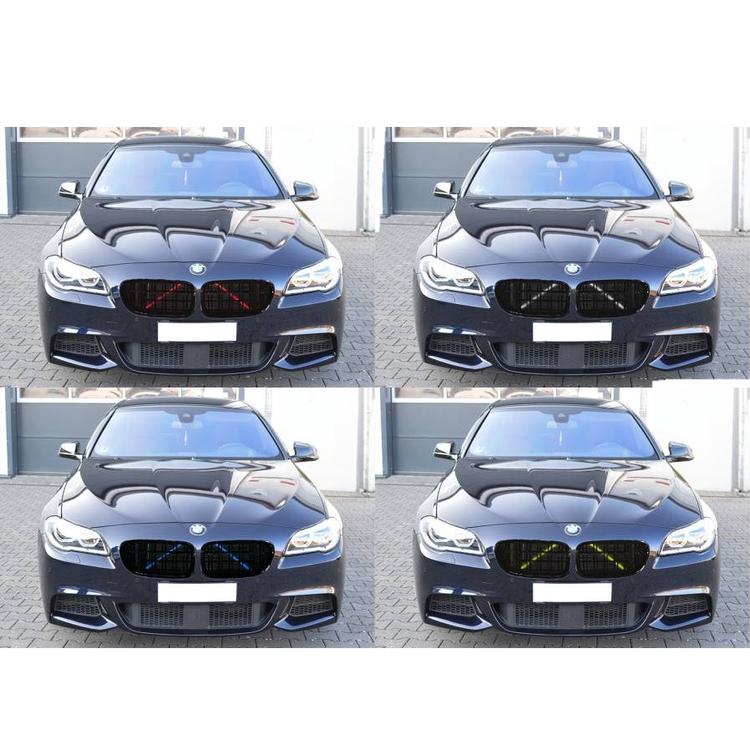 Färgade kåpor till v-brace kylarstag BMW X1 2015-2022