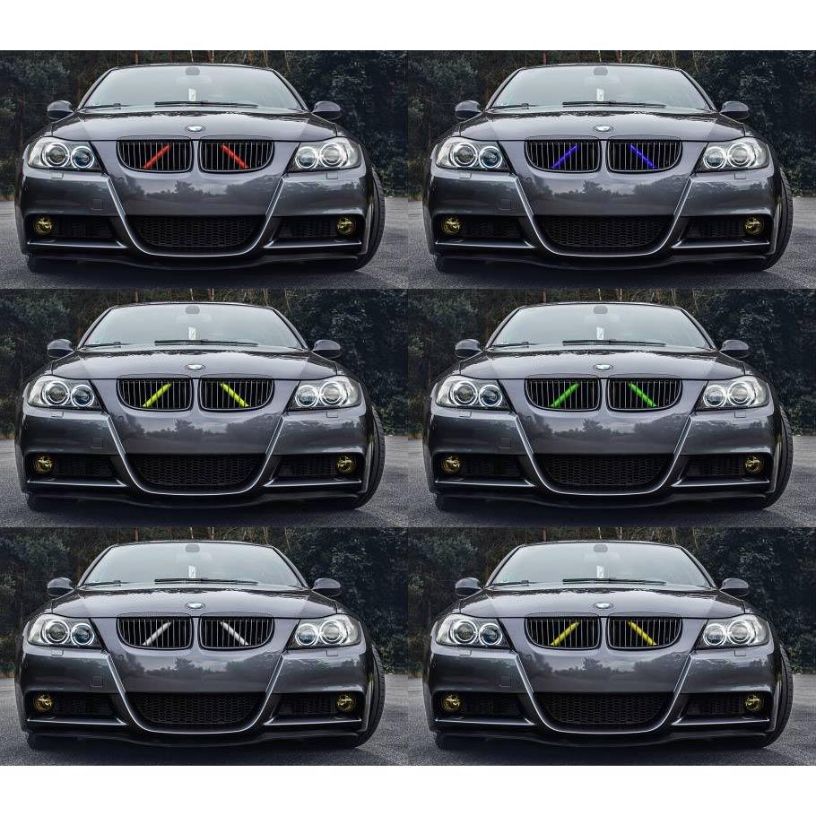 Färgade dekorkylarstag v-brace BMW 3-serie 2005-2013