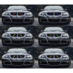 Färgade dekorkylarstag v-brace BMW 3-serie 2005-2013