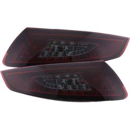 LED Baklampor Röd/svart Porsche 997