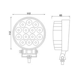 Työvalaisin 14xLED 40 W