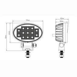 Työvalaisin 13xLED 19 W