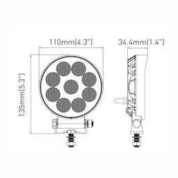 Työvalaisin 9xLED 40 W