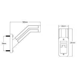 Sidomarkeringslampa Neon LED 12/24V