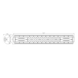 Arbeidslampe 96xLED 144 W
