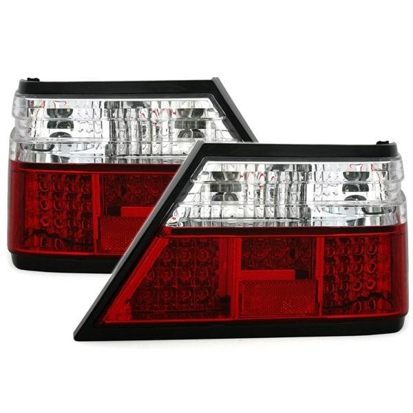 LED Baklampor röd/klar Mercedes