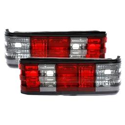 Baklampor Röd & Vita Mercedes 190