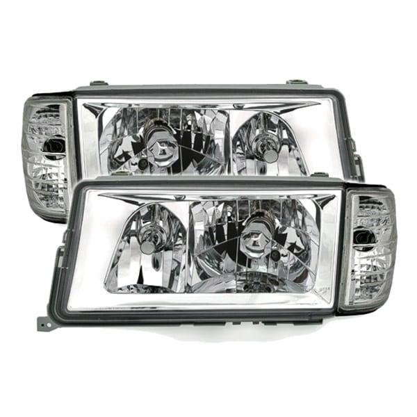 Lyskaster Klarglass Mercedes 190 W201