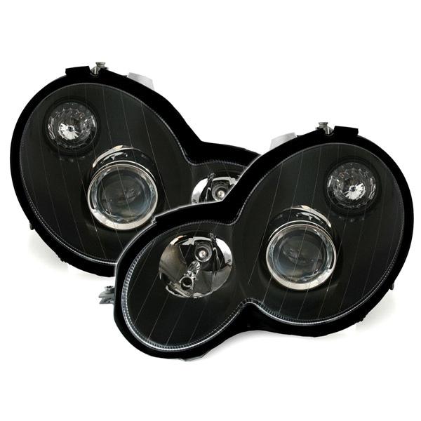 Ajovalot Mustat Mercedes C203