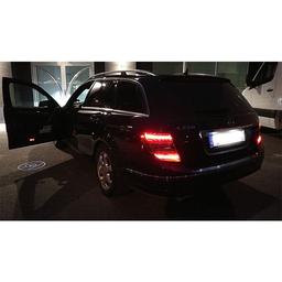 LED Tail lights  red black  Mercedes W204