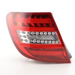 Baklamper rød Hvite LED Mercedes S204