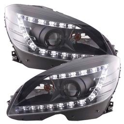 Devil Eyes sorte Xenon Mercedes W204