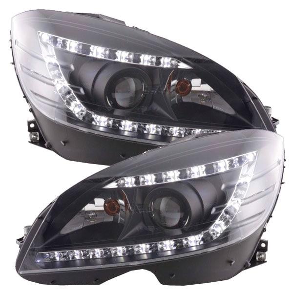 Devil Eyes Black Xenon Mercedes W204