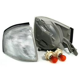 Hvide Blinklys Retro Mercedes