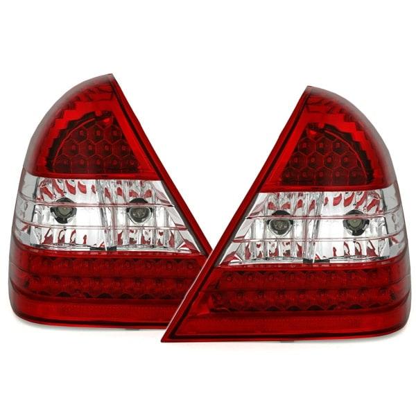 LED Tail lights red white Mercedes W202