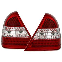 LED Tail lights red white Mercedes W202