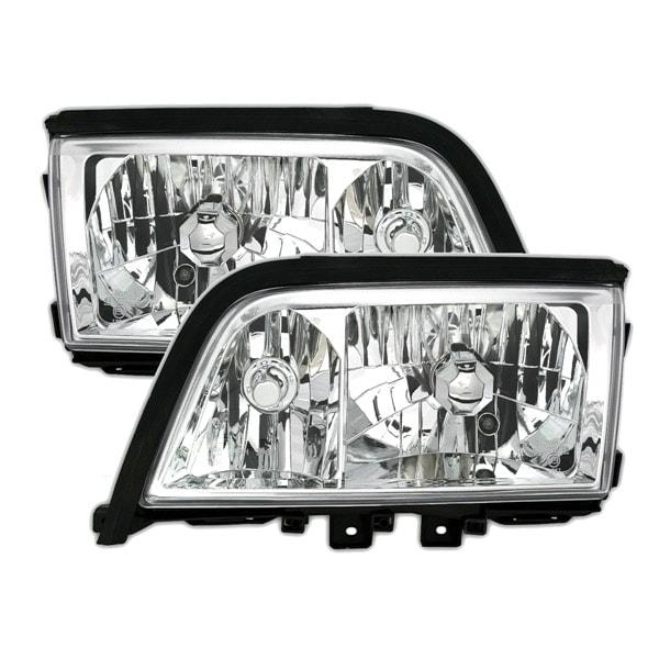 Lyskaster Klarglass Mercedes W202