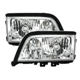 Lyskaster Klarglass Mercedes W202