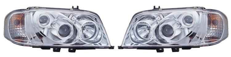 Chrome Headlights Mercedes W202