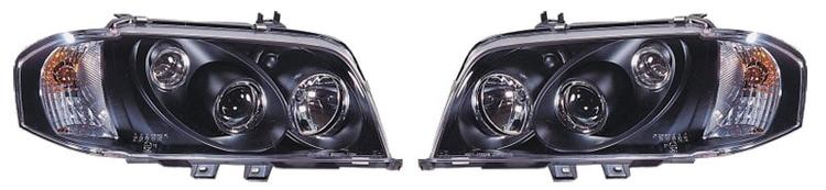 Black Headlights Mercedes W202