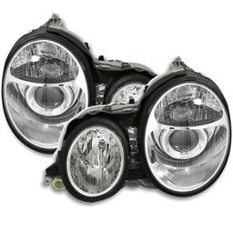 Ajovalot kromattu Mercedes W210