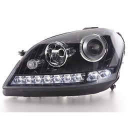 Black LED Headlights Mercedes ML