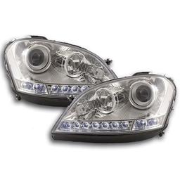 Chrome LED Headlights Mercedes ML