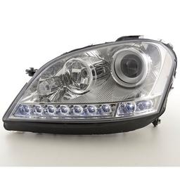 Chrome LED Headlights Mercedes ML