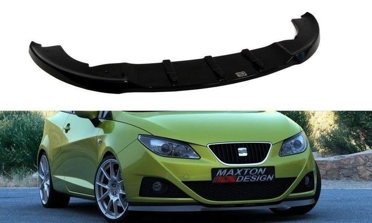 Blanksvart cupspoiler fram Seat Ibiza