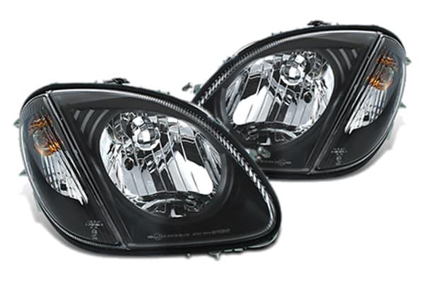 Lyskaster Klarglass sort