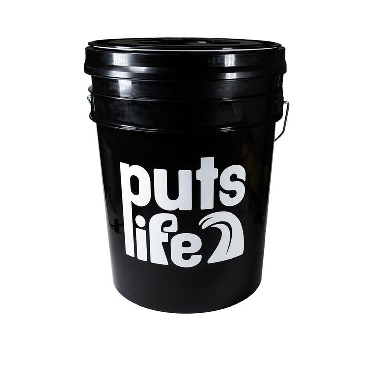 Puts Life Svart Vaskebøtte