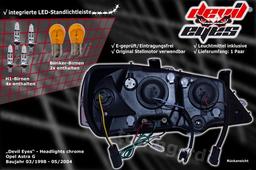 Devil Eyes Krom Opel Astra G
