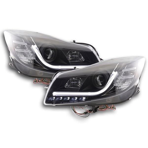 Black LED Headlights Opel Insignia