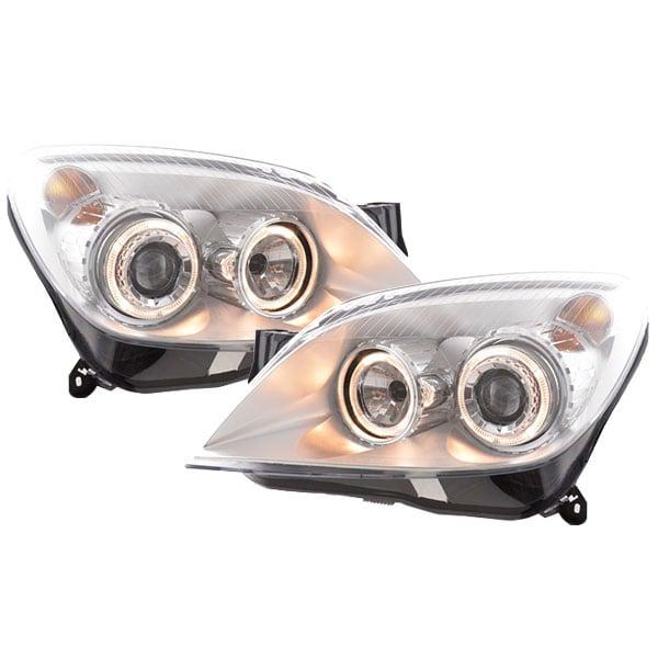 Angeleyes Lyskaster krom Opel Astra