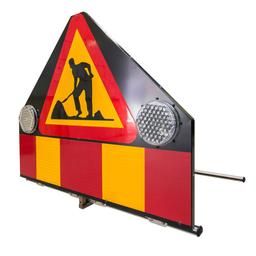 Uppskjutbar Takskylt A20