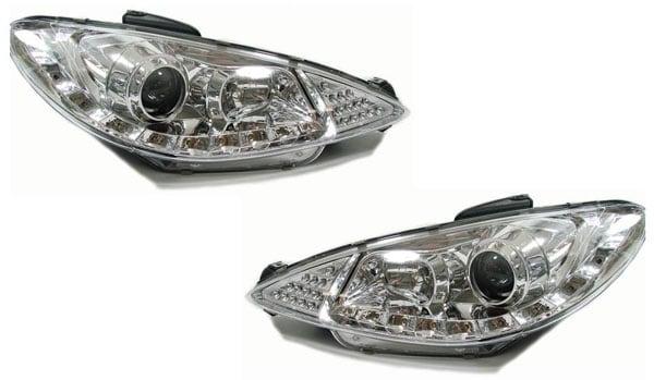 Devil Eyes kromattu Peugeot 206